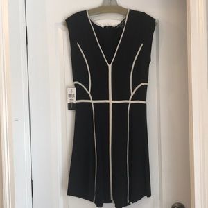 Black and white dress